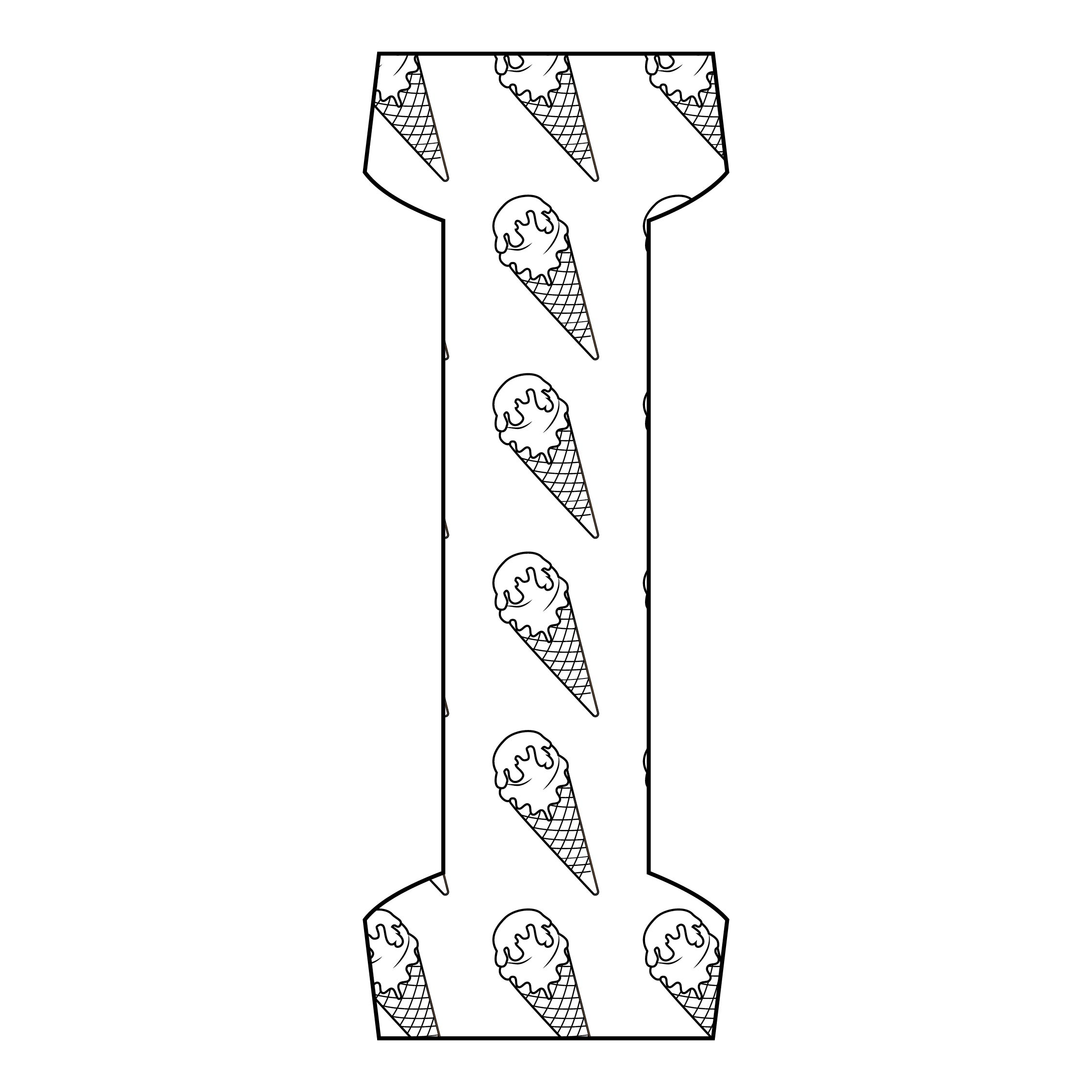 Coloring Pages Of The Letter I Boringpop
