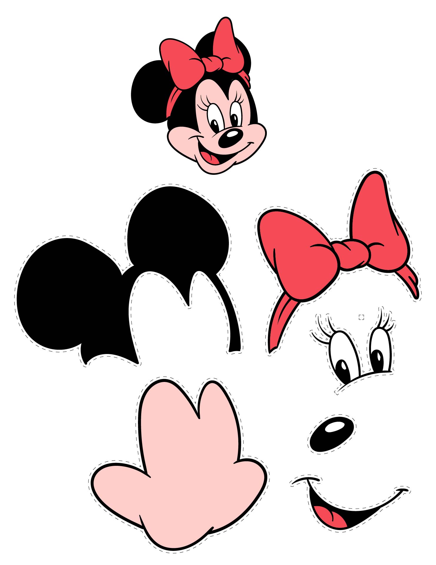 Minnie Mouse Printable Template