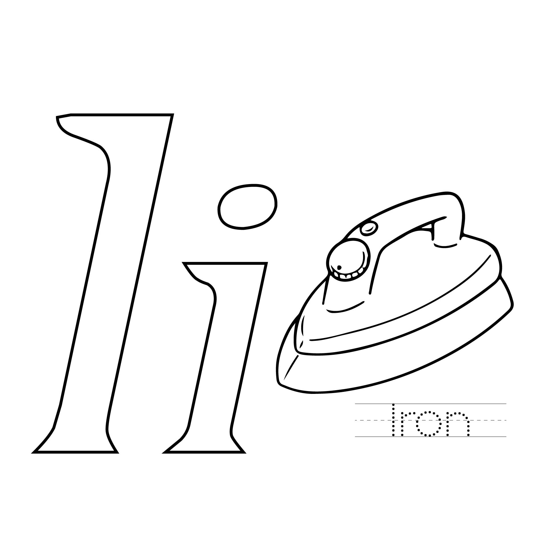 10 Best Letter I Coloring Printable Pages  printablee.com
