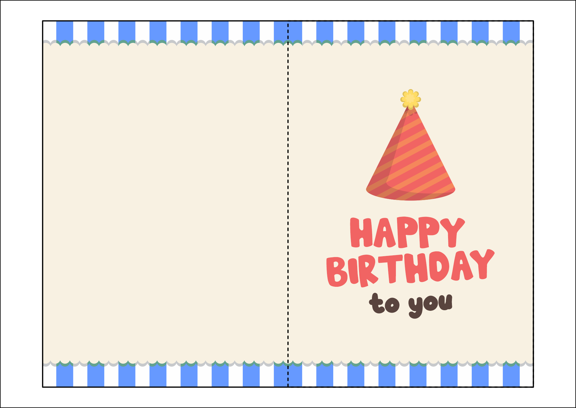 6 Best Images of Printable Folding Birthday Cards - Printable Birthday ...