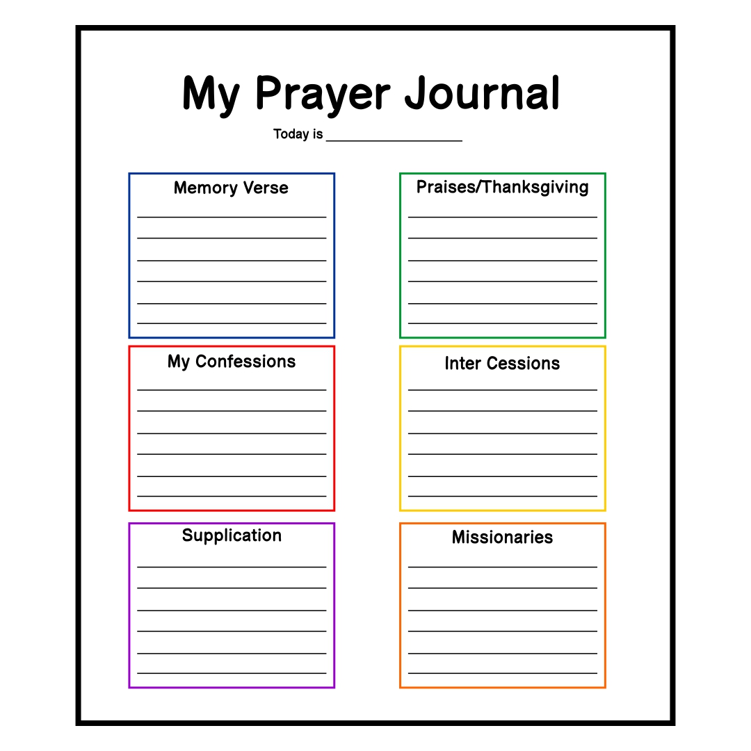 8 Best Images of Printable Prayer Sheets Free Templates - Printable ...