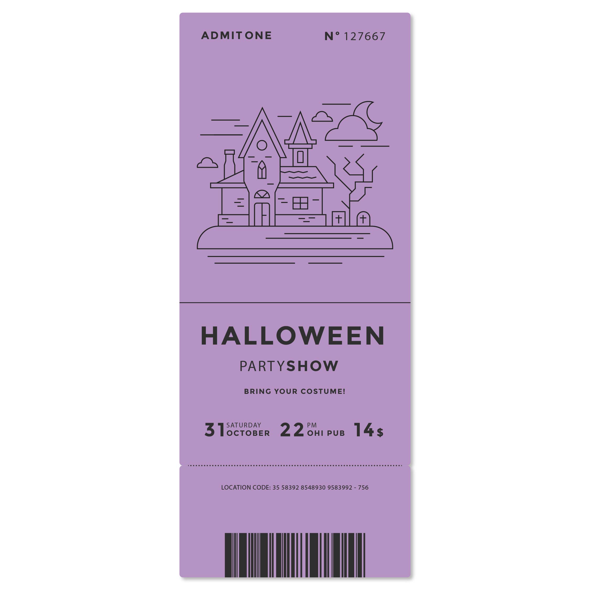 Scary Halloween Invitation Templates Printable 