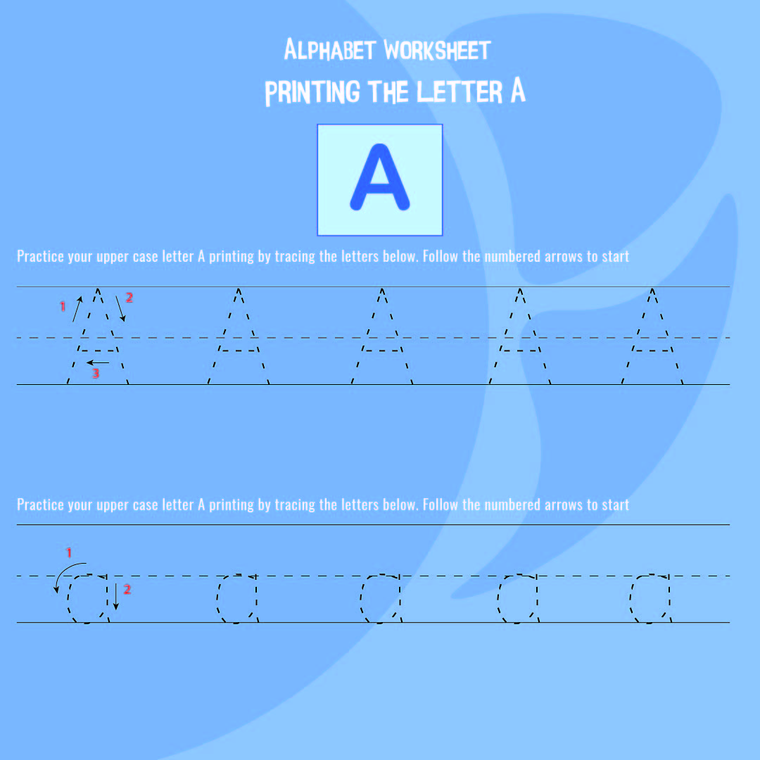 Traceable Letters Template