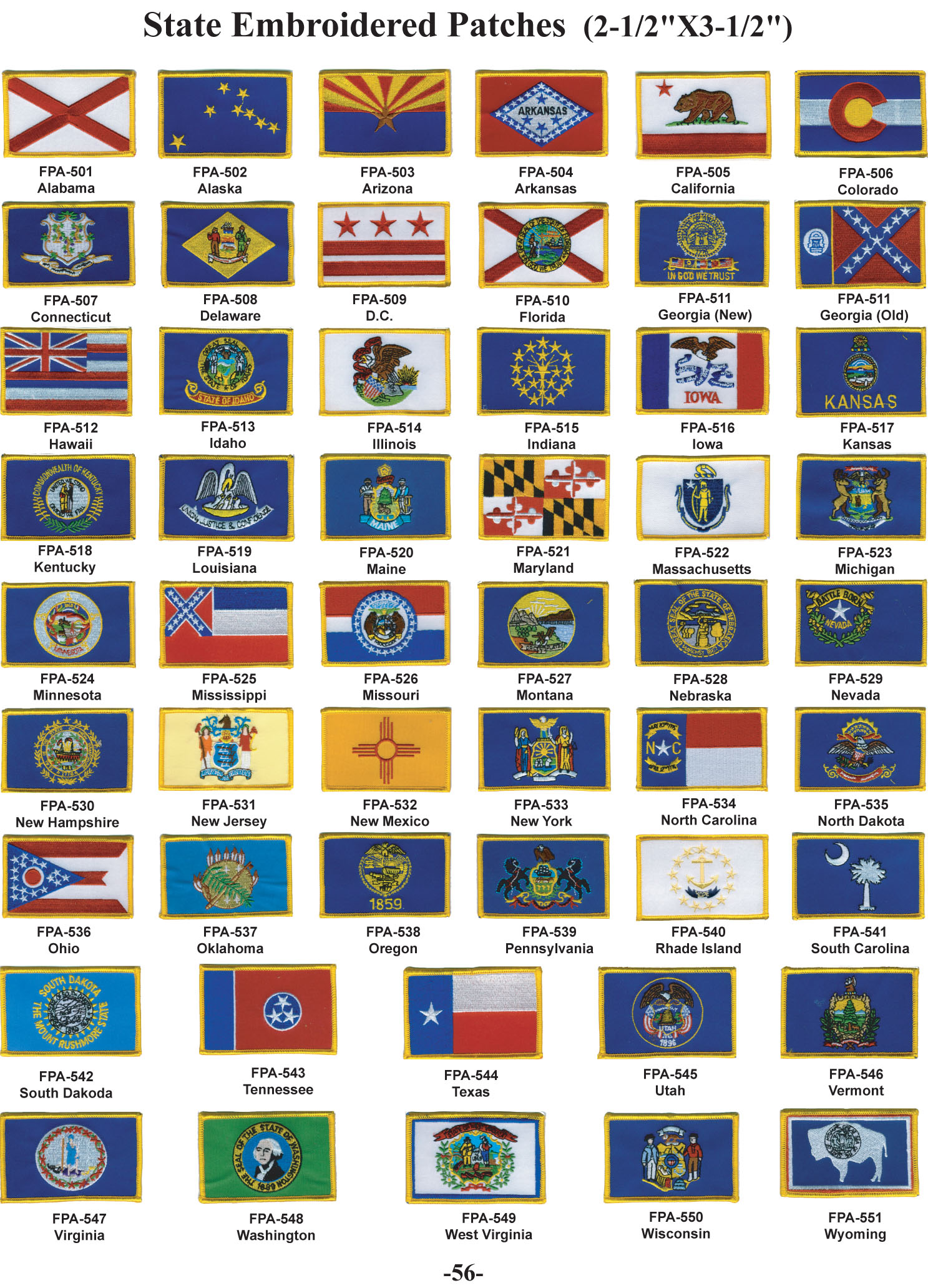 Us State Flags Printable