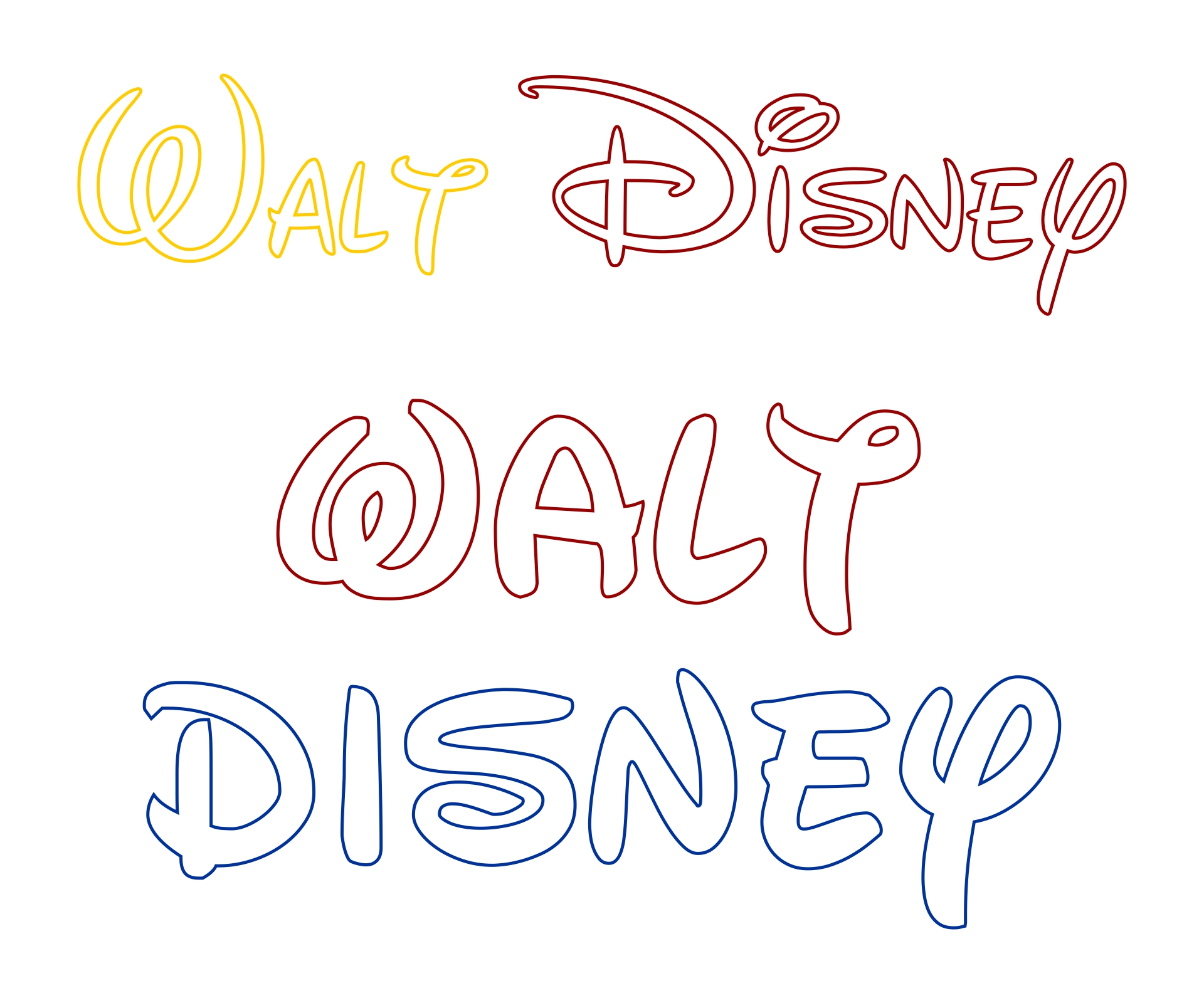 9 Best Disney Numbers Font Printables Printablee Com