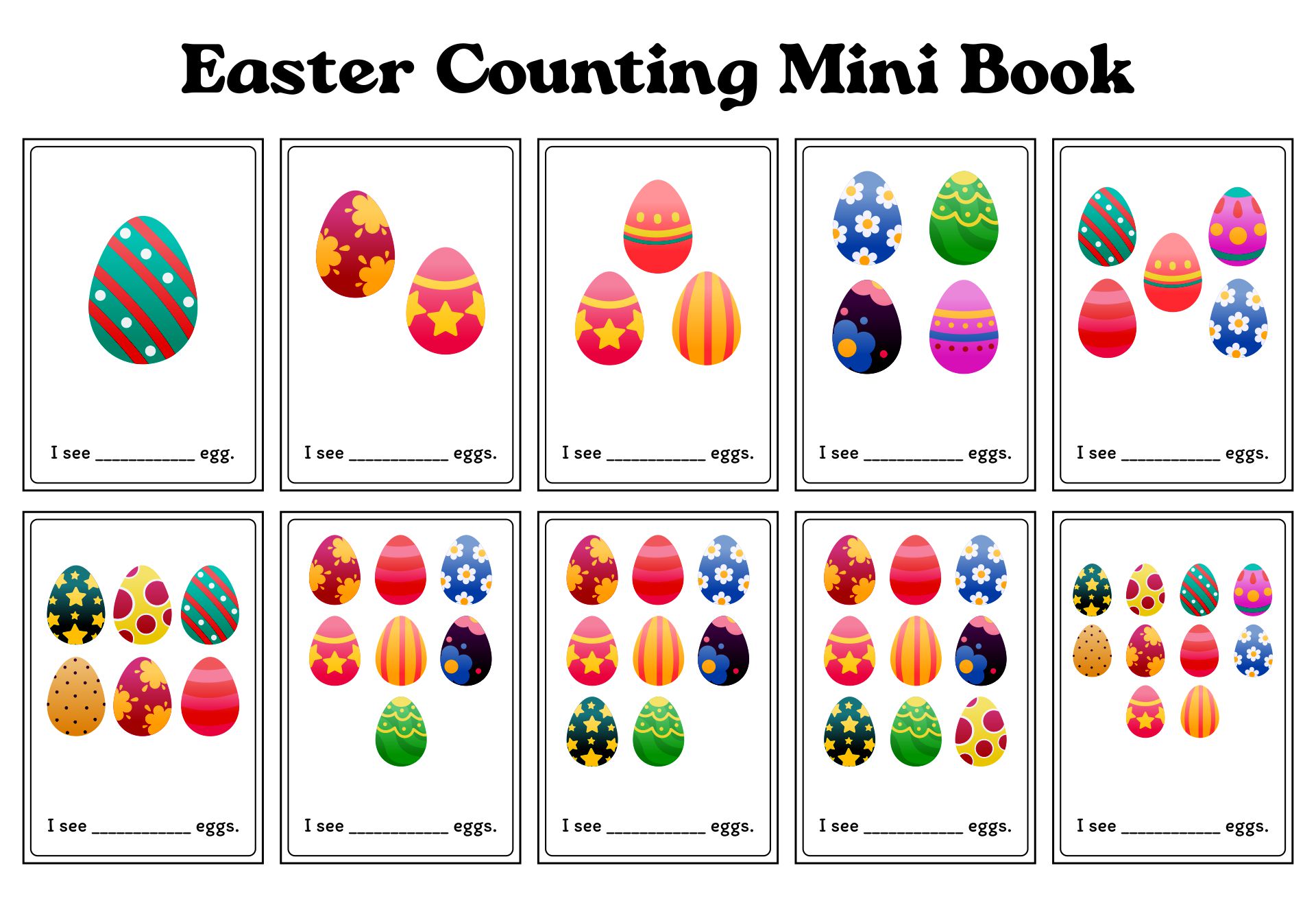 Easter Printable Activity Book
