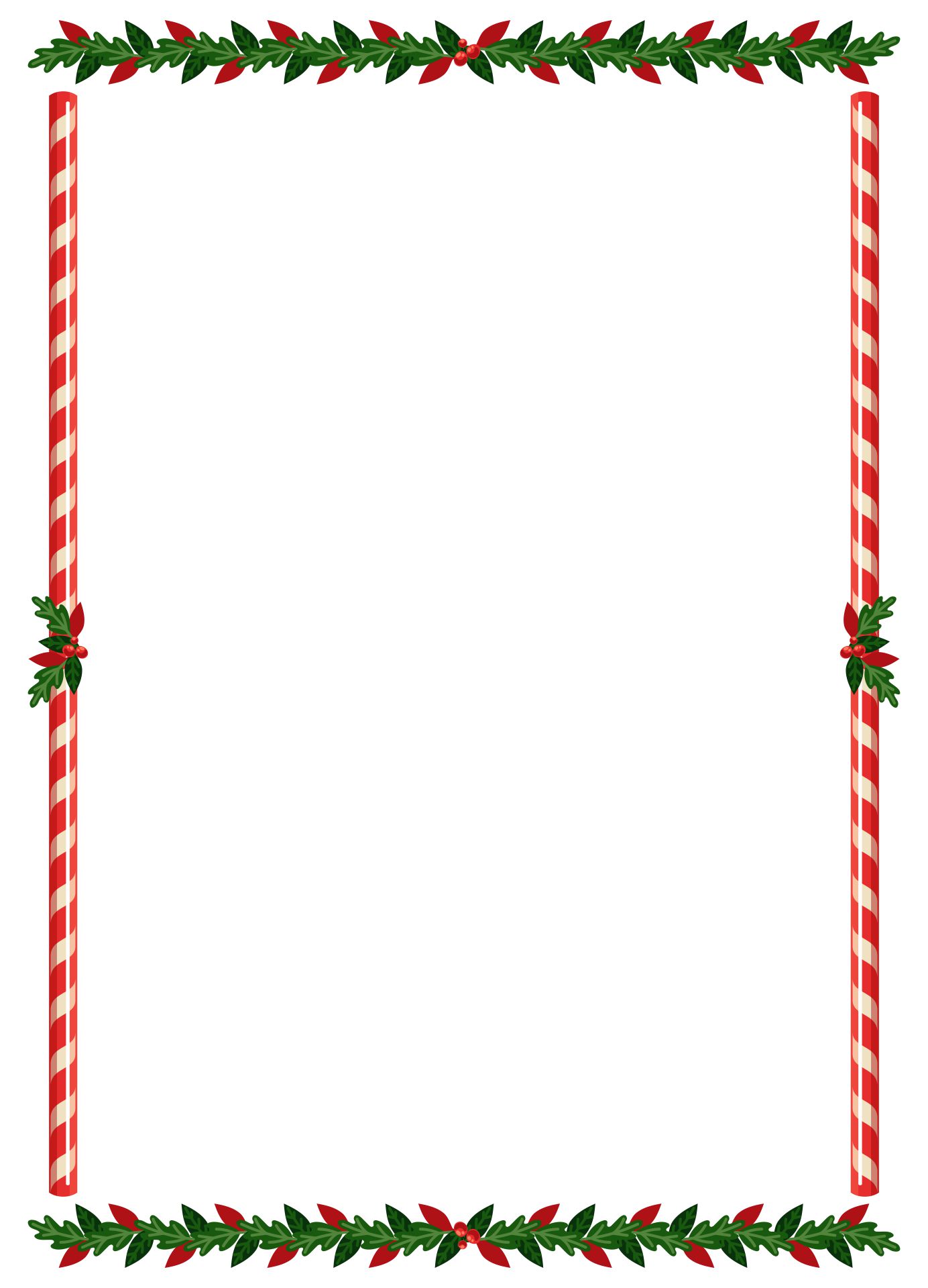 8-best-free-printable-christmas-borders-holly-printableecom-free