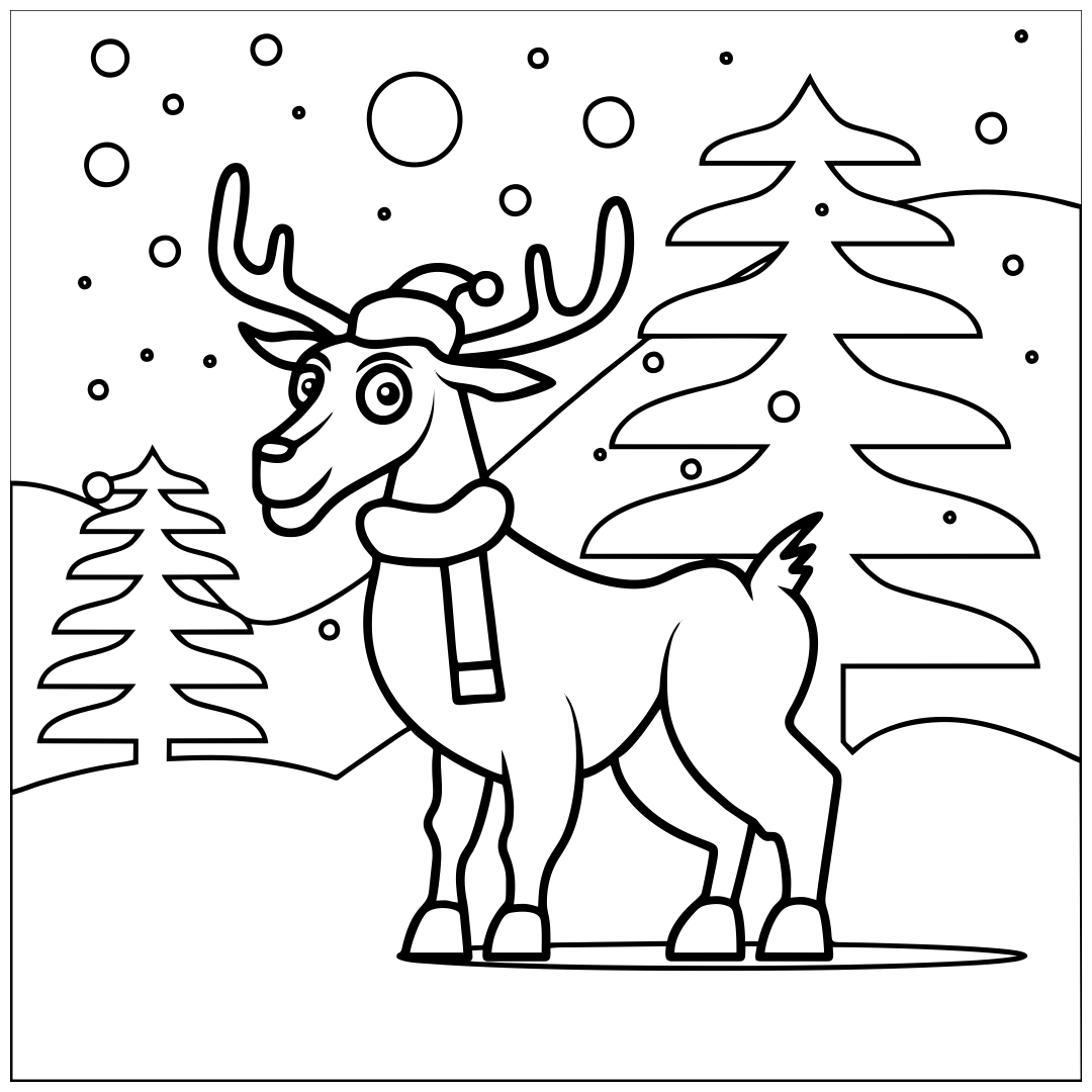 Printable Christmas Coloring Book Pages