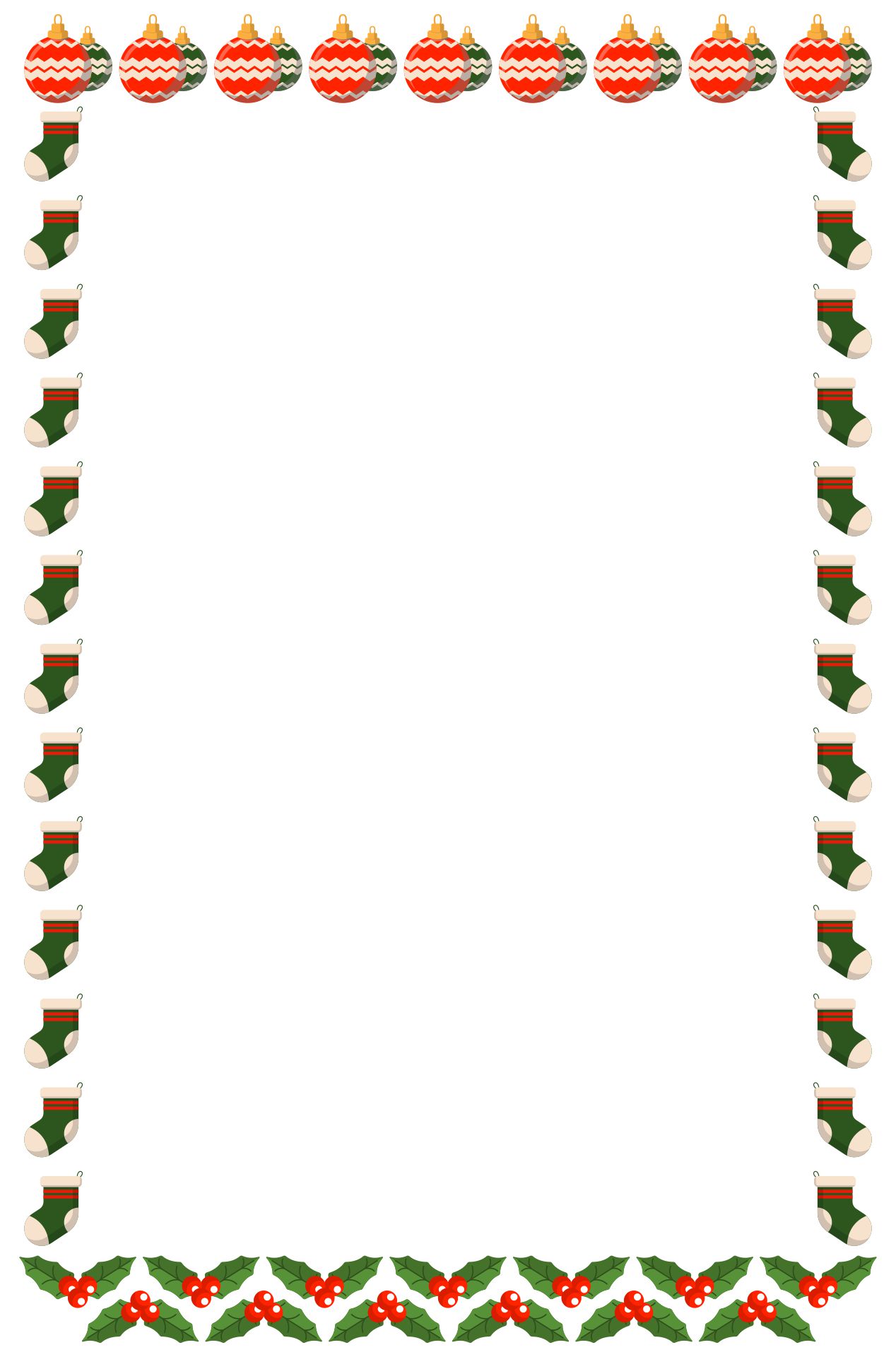  Printable Christmas Letter Head