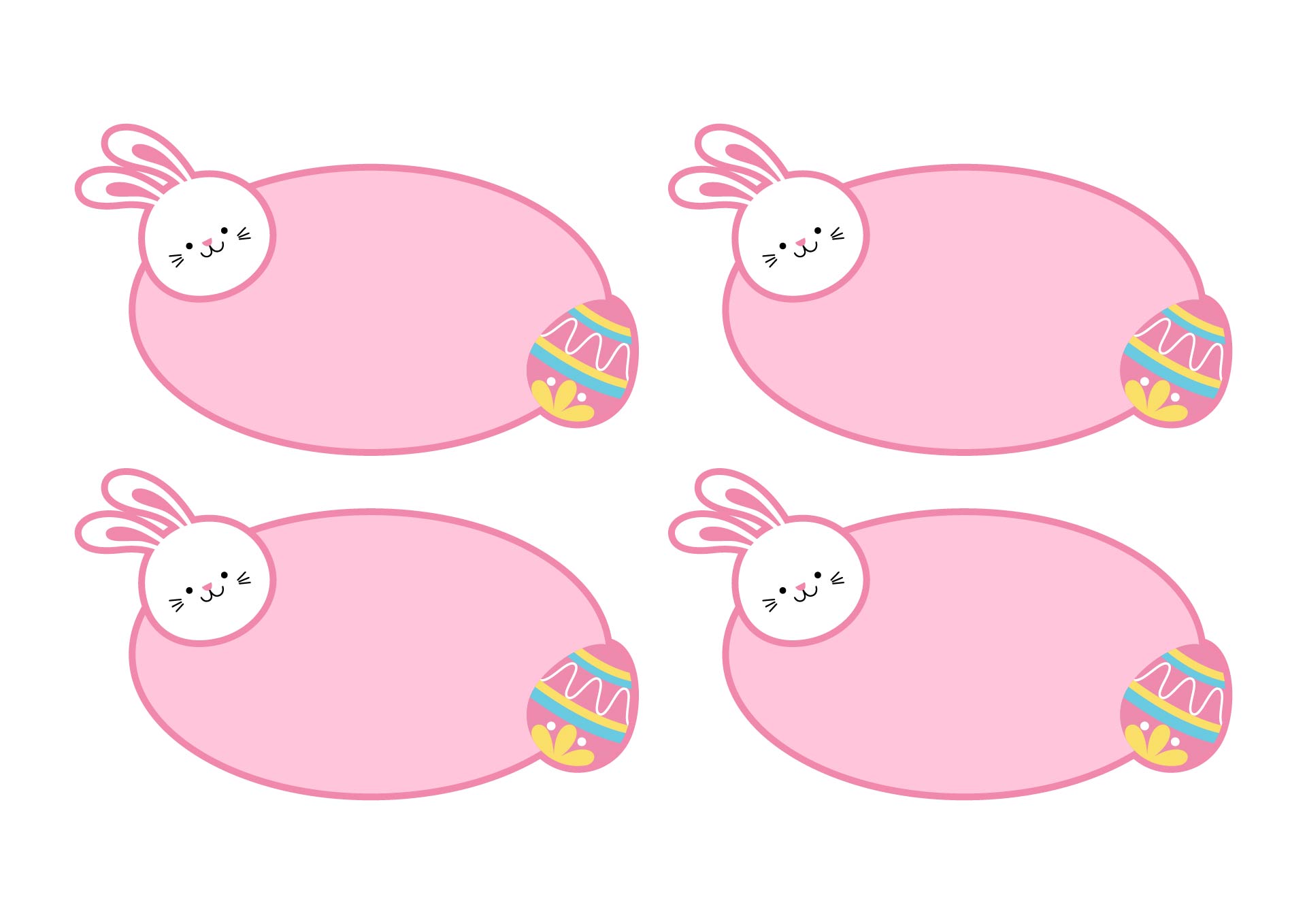 6 Best Printable Easter Tags Bunny Tails PDF For Free At Printablee