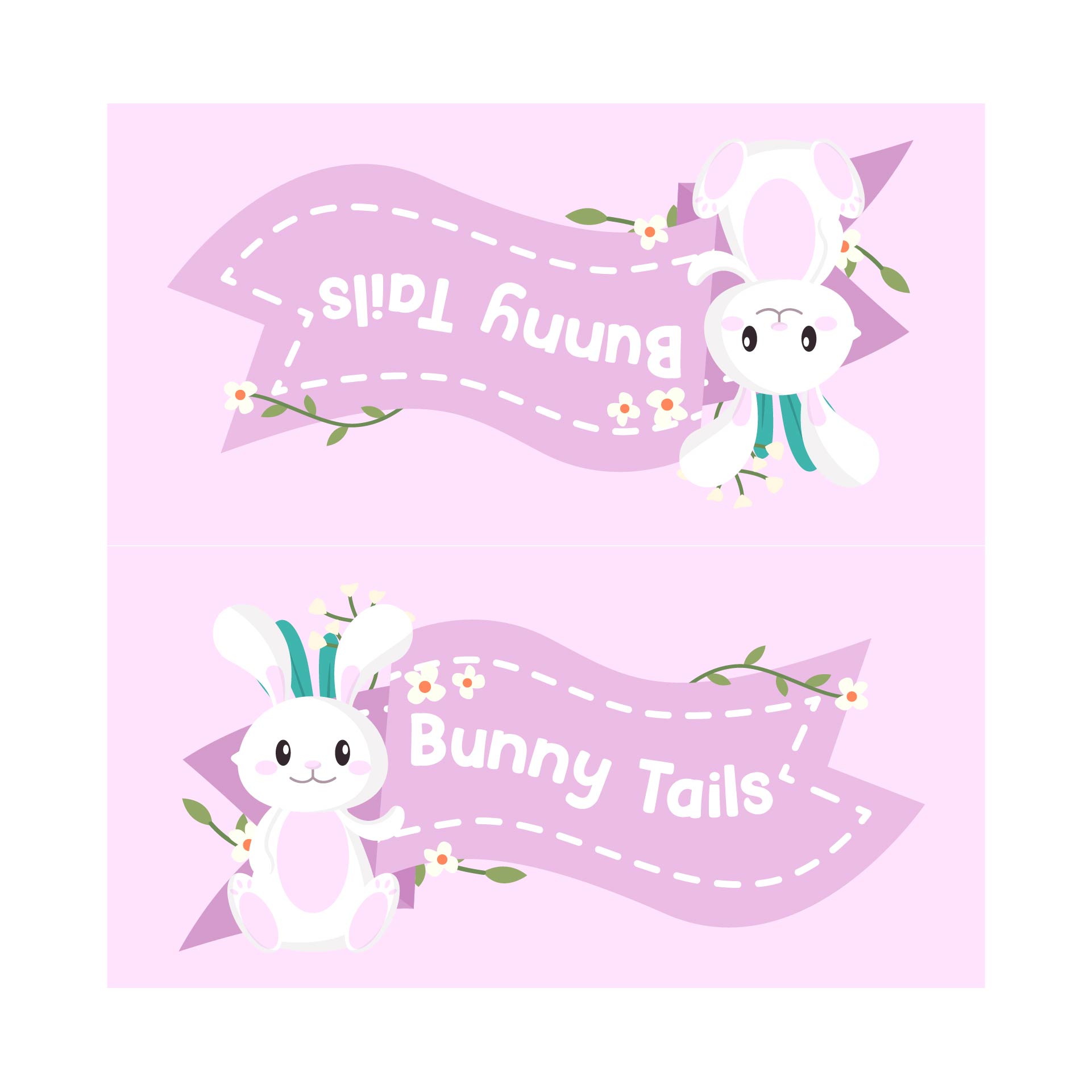 Printable Easter Bunny Tails
