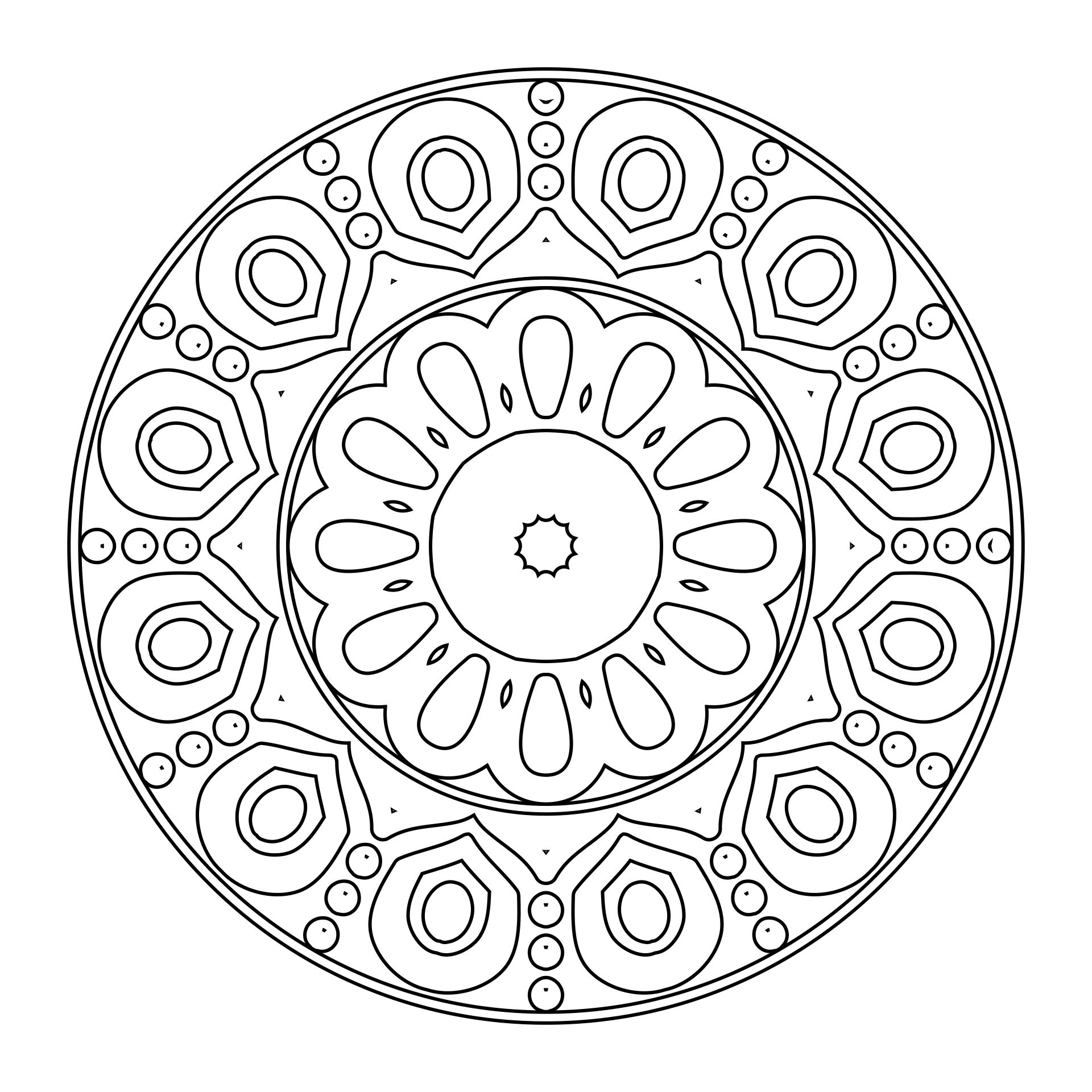 Mandalas Coloring Pages of Cool Designs