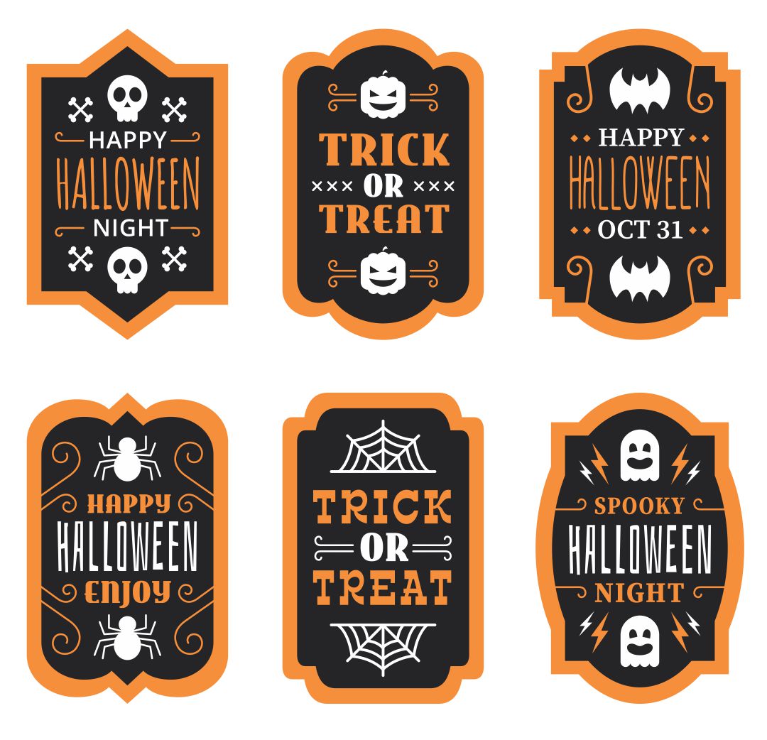 Printable Halloween Treat Labels