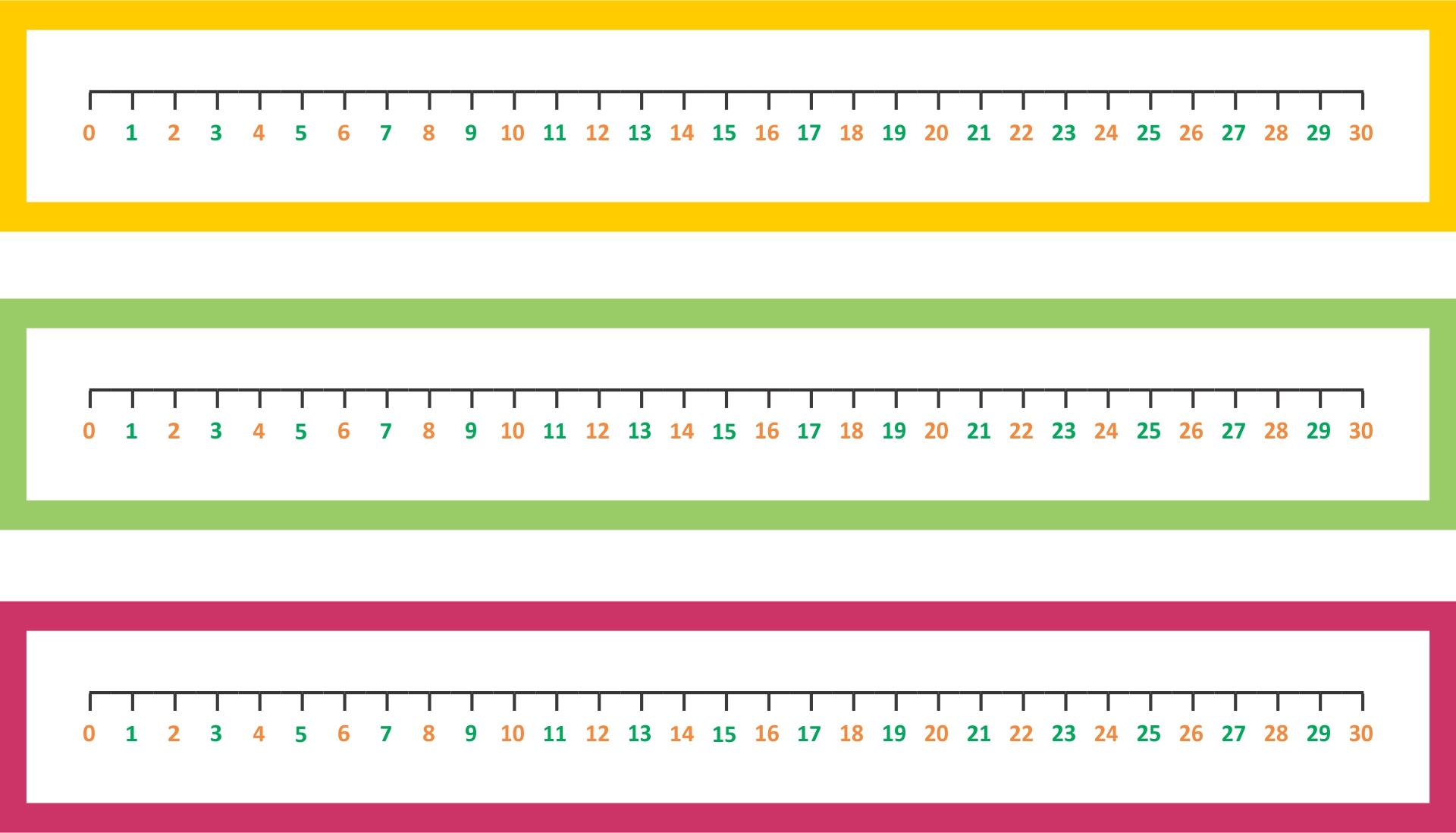 Free Number Line Printable Printable Word Searches