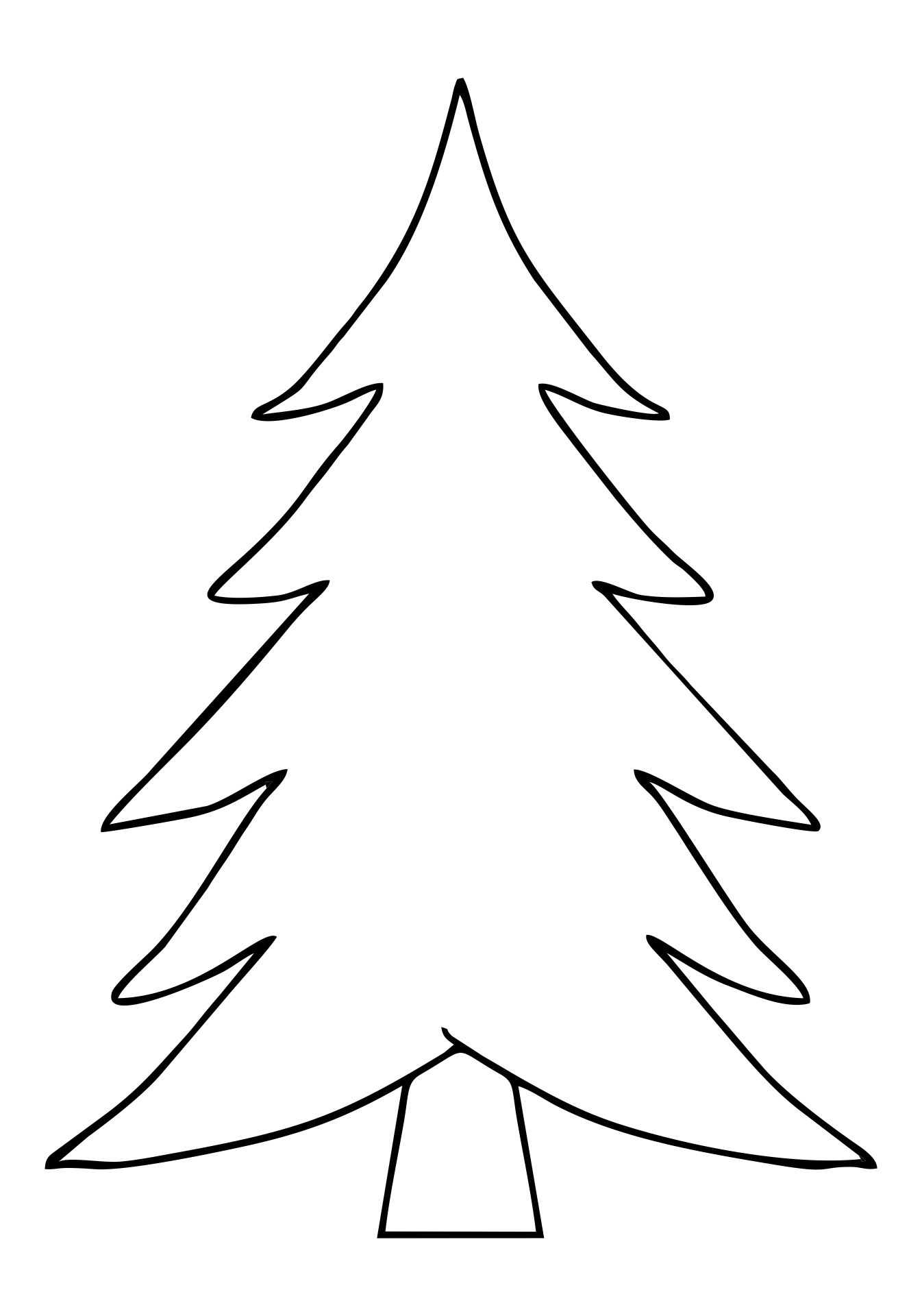 Printable Christmas Tree Template Free Free Printable Templates Printable Christmas Tree Template Free Free Printable Templates