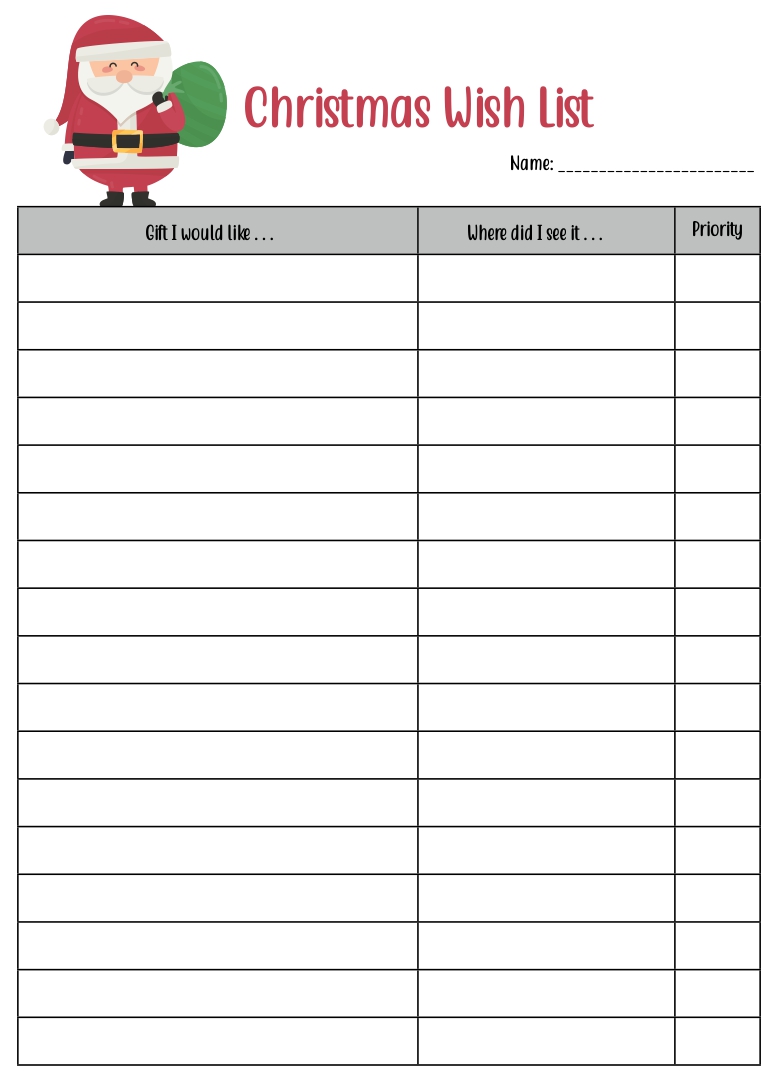 10-best-printable-christmas-list-template-printablee-com-gambaran