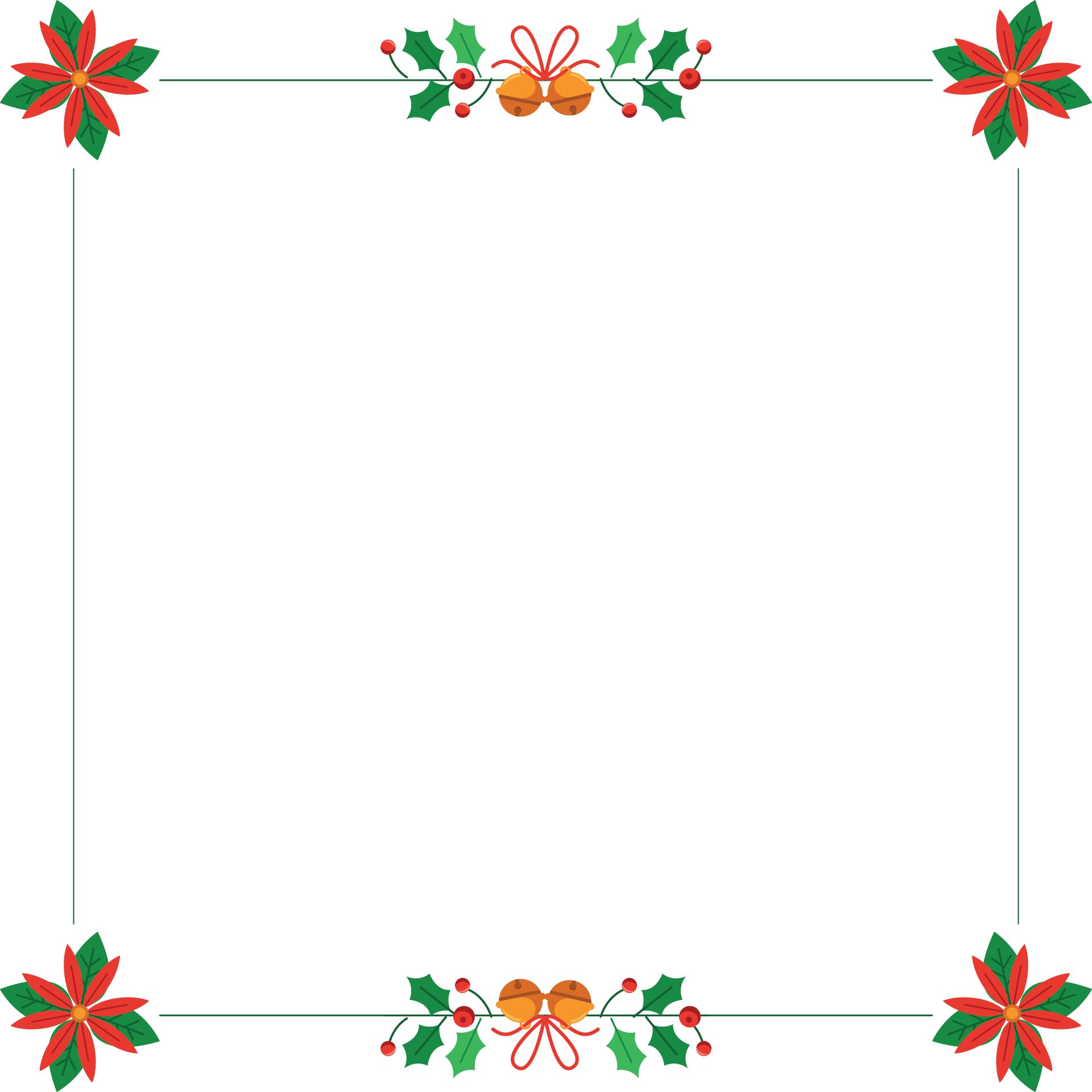Printable Christmas Borders