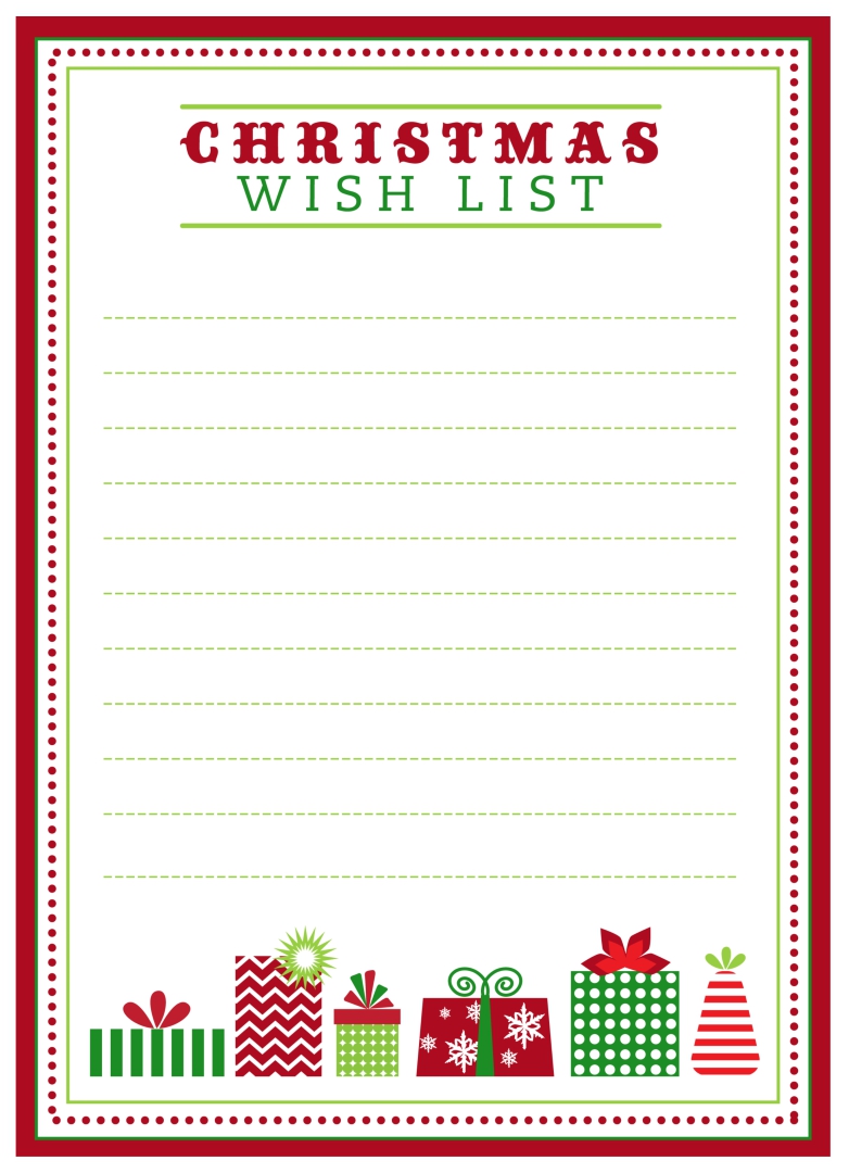 Printable Christmas Card List Template