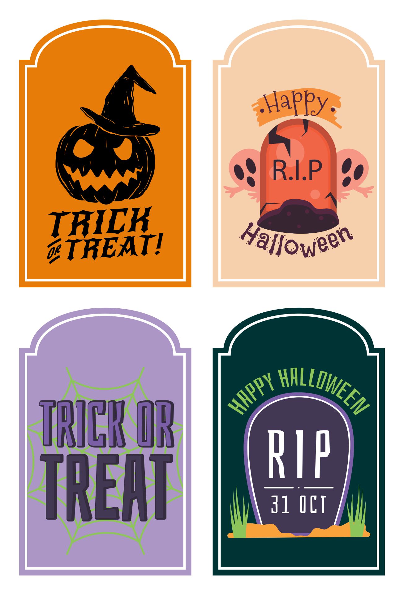 10 Best Free Printable Happy Halloween Tags