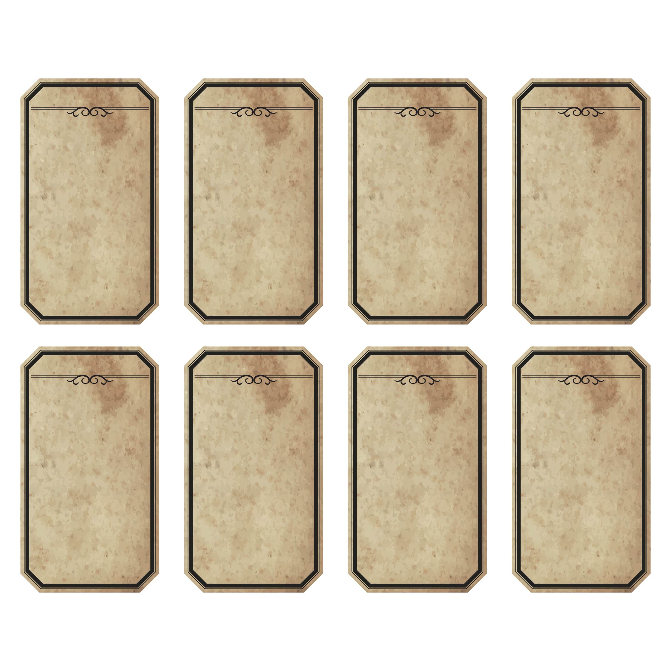 Printable Blank Apothecary Labels