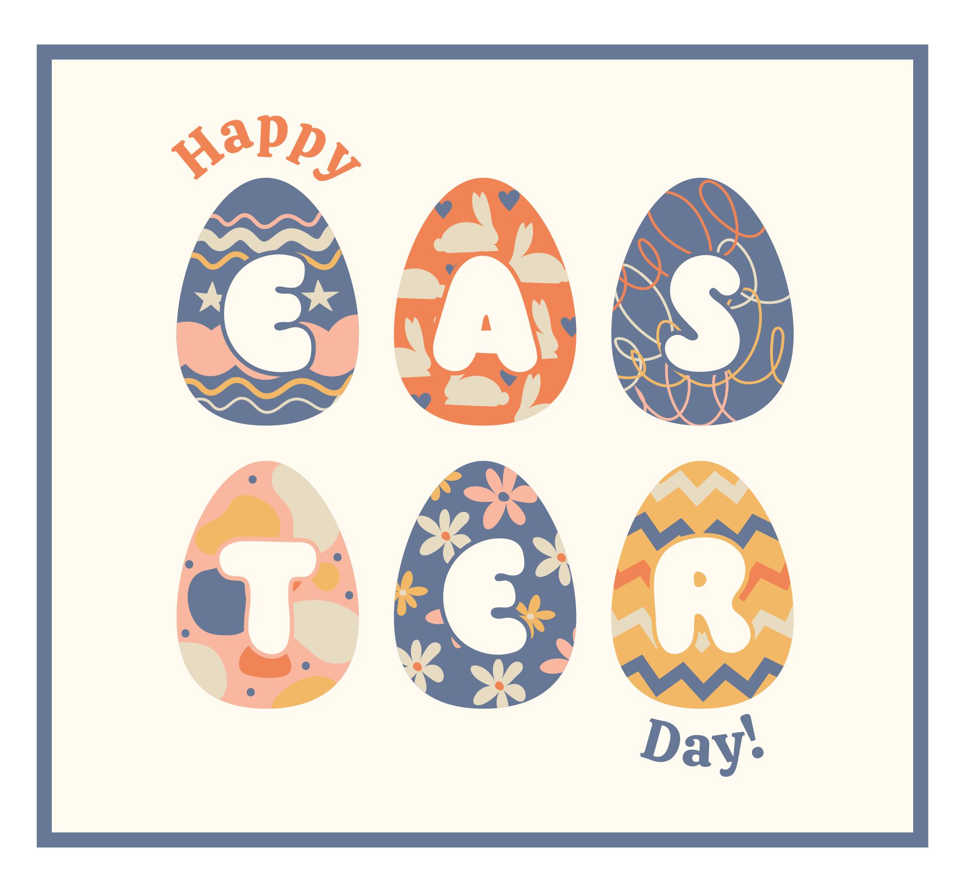 Printable Easter Egg Wall Art