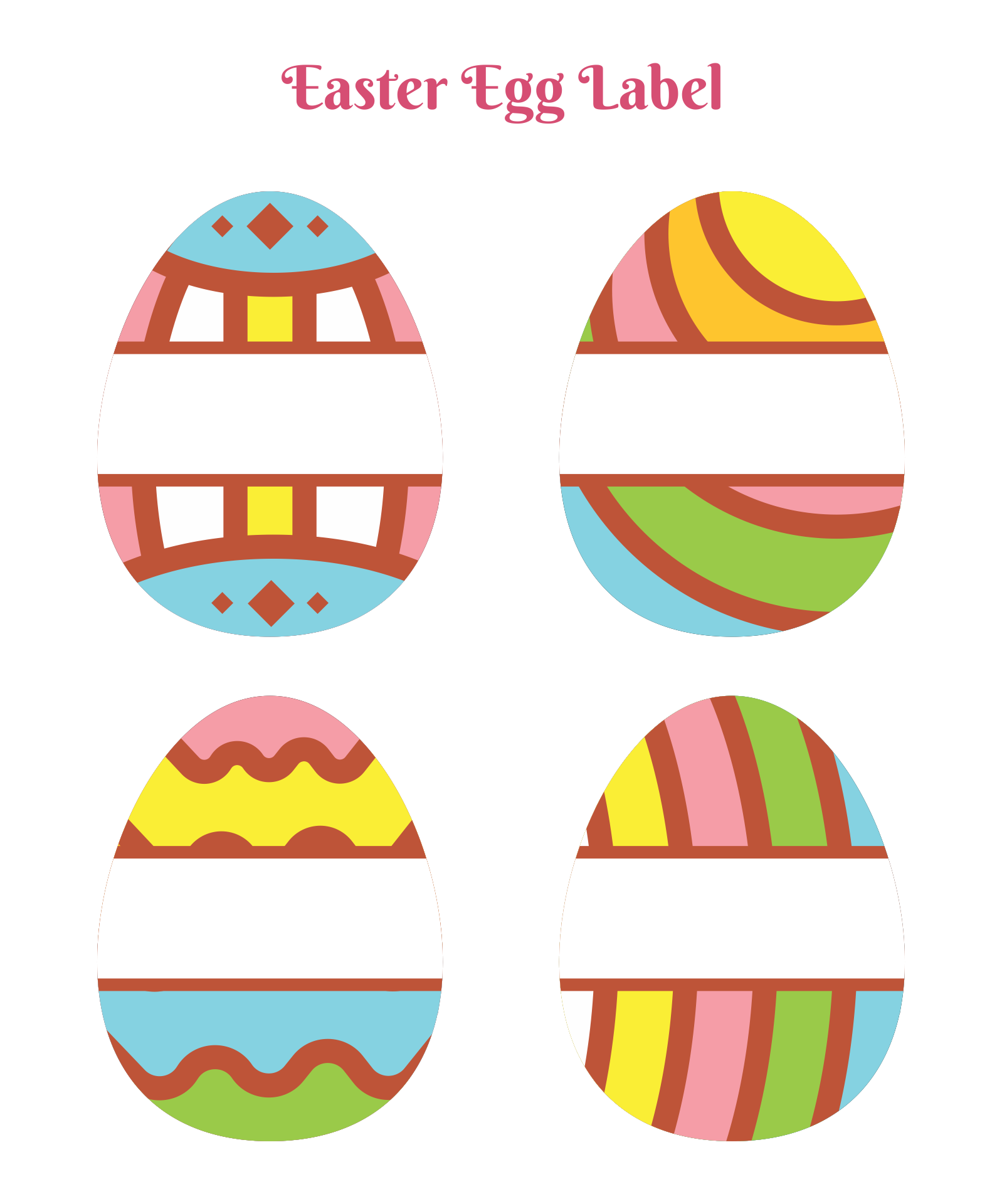 Printable Easter Labels
