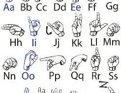 Printable Sign Language Dictionary