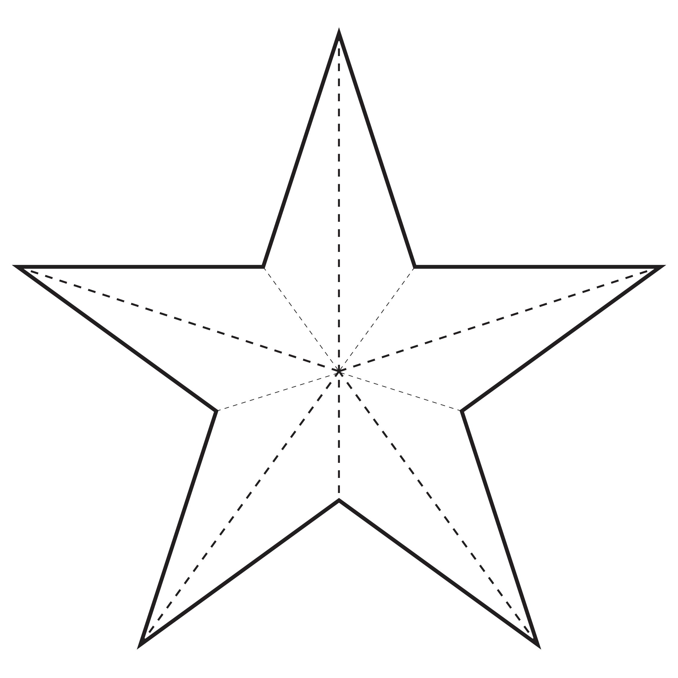 Christmas Star Template Printable