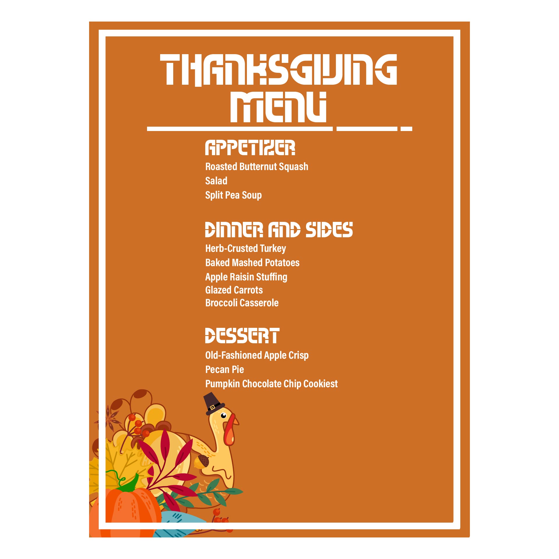 10 Best Thanksgiving Menu Card Printable Templates PDF for Free at ...