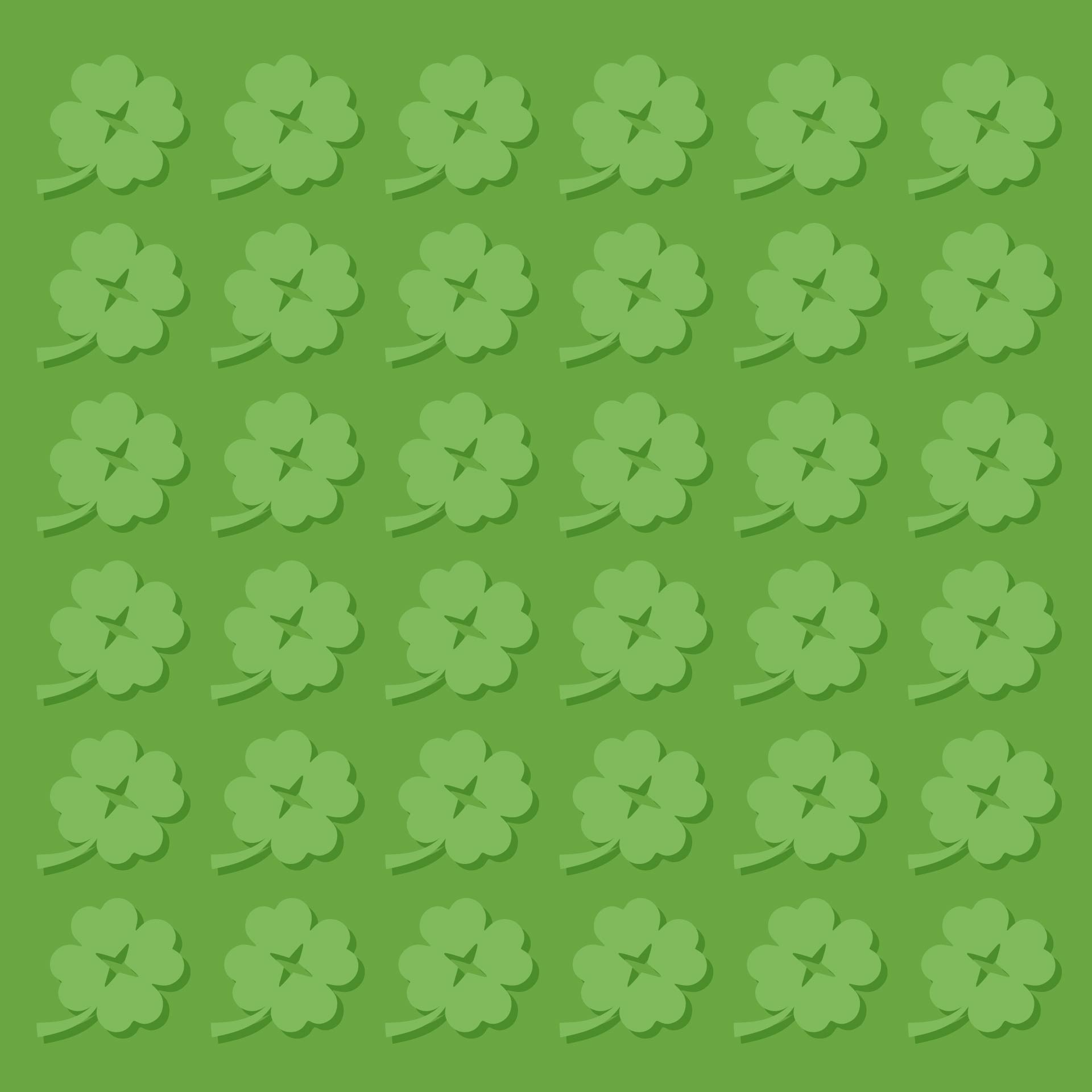 4 Clover Leaf Template Shamrock Pattern