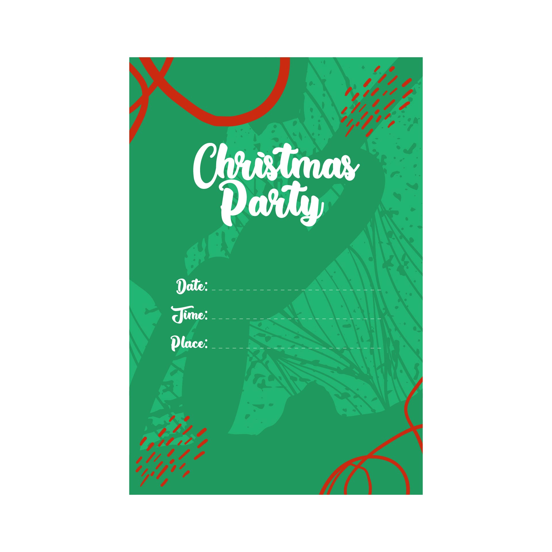 Christmas Party Invitation Clip Art