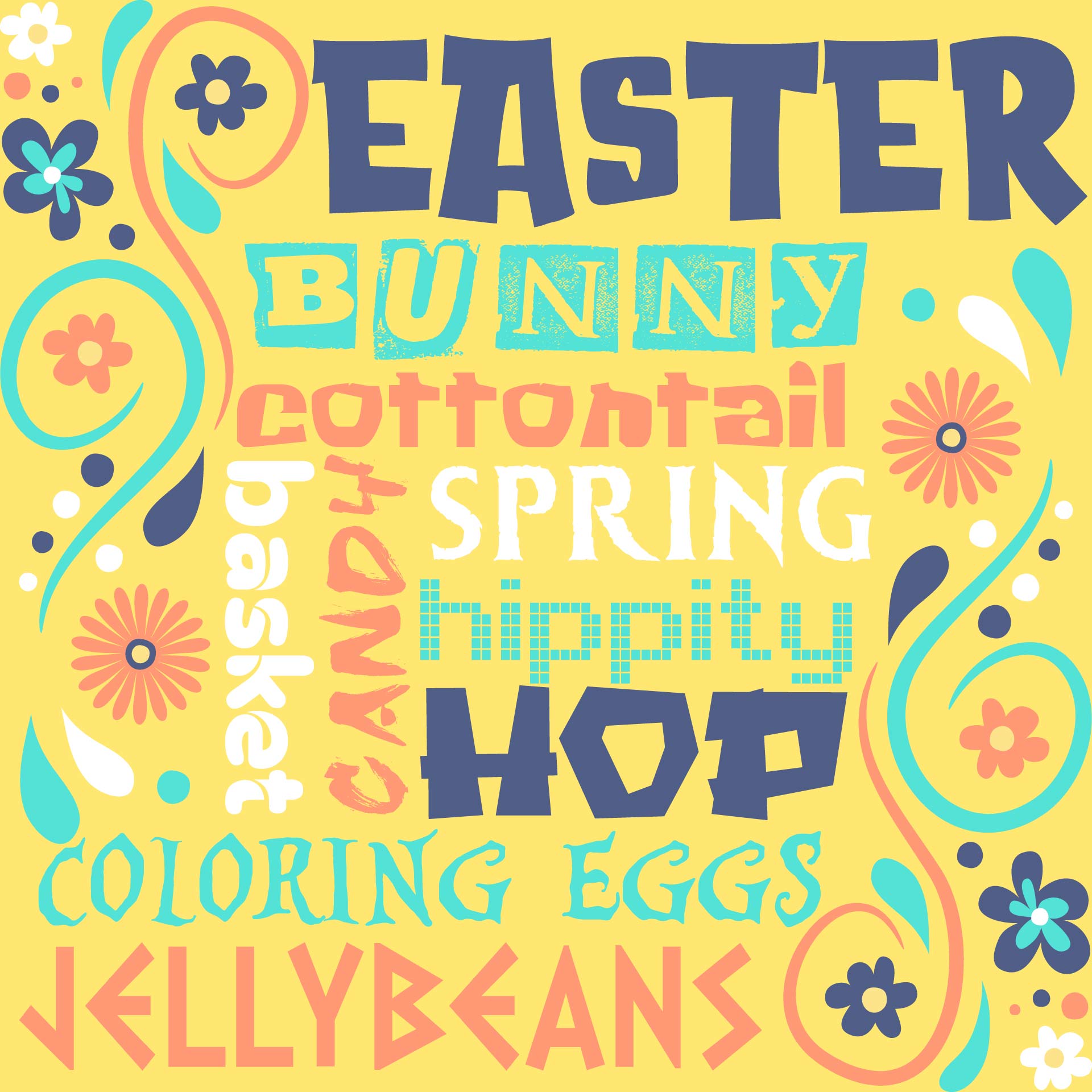 Easter Subway Art Printable