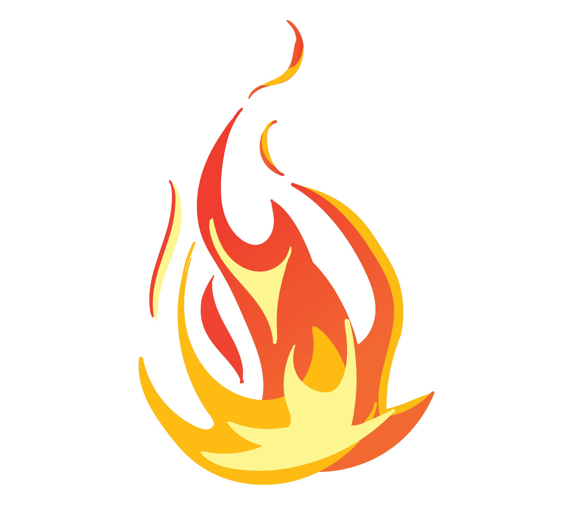 Fire Flames Template Printable