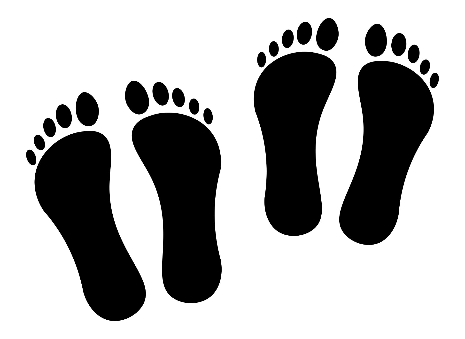 Printable Footprint Cut Out