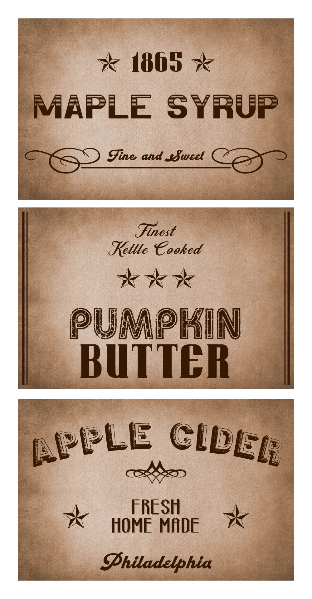  Printable Primitive Pantry Labels