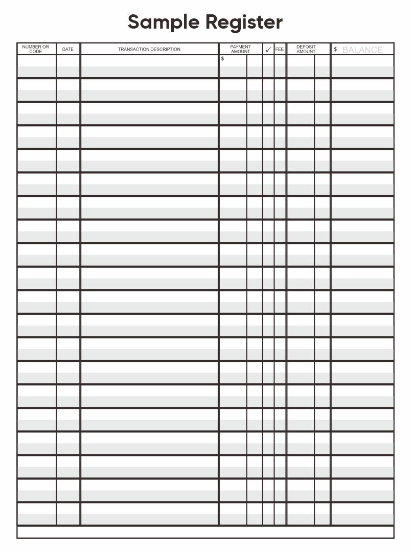 Printable pdf checkbook register template powengf