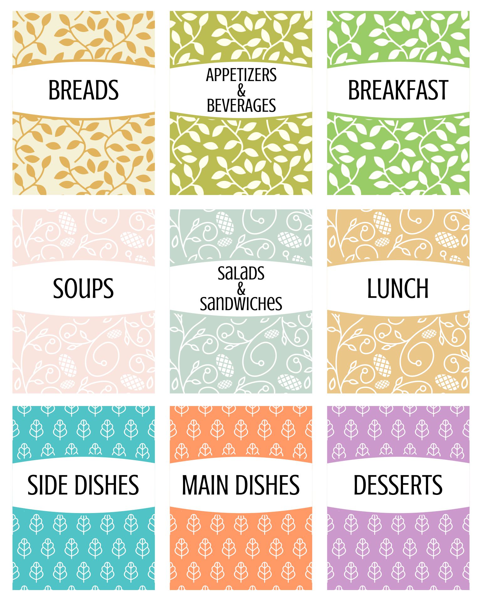 10 Best Printable Cookbook Covers To Print PDF For Free At Printablee