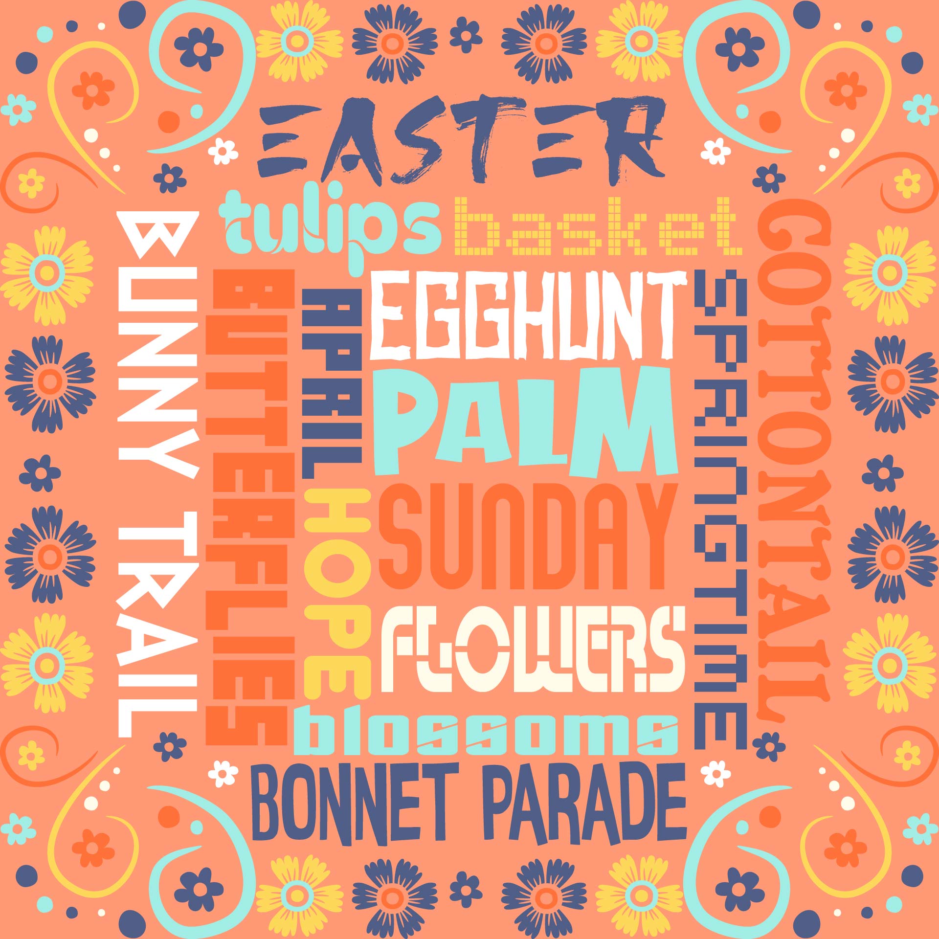 Printable Easter Subway Art
