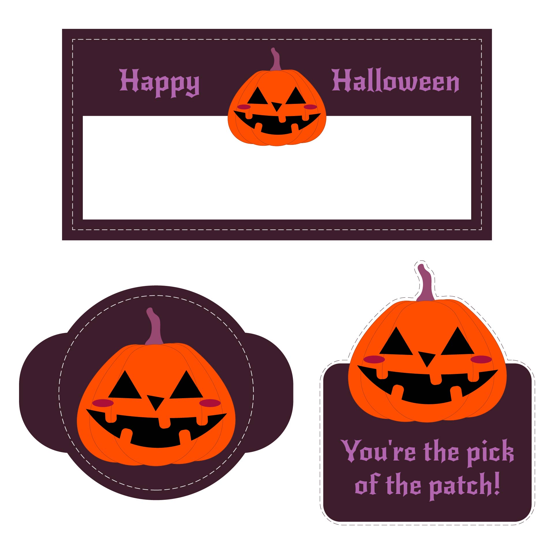 Printable Halloween Labels
