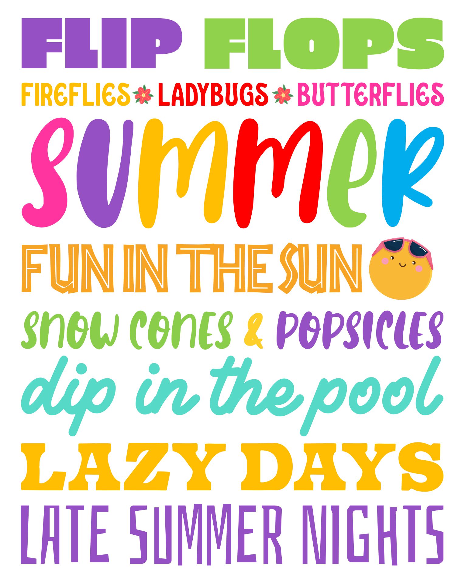 Summer Printable Art