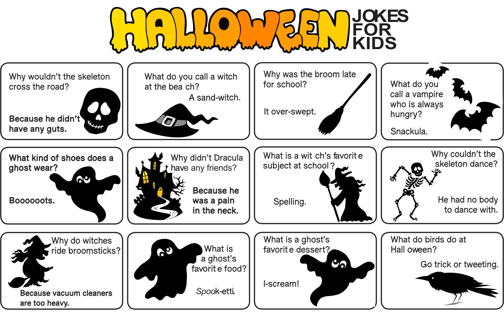 Funny Halloween Jokes for Kids