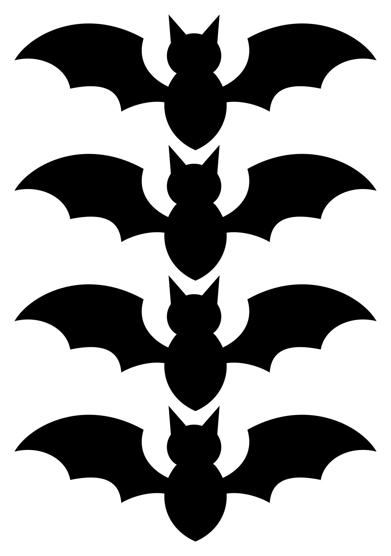Halloween Bat Template 15 Free PDF Printables Printablee
