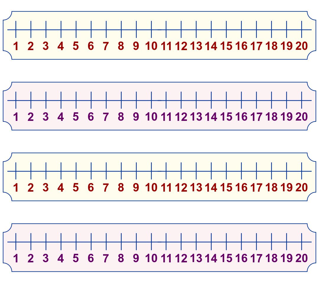 Kindergarten Math Printables 8 Best Kindergarten Number Line 