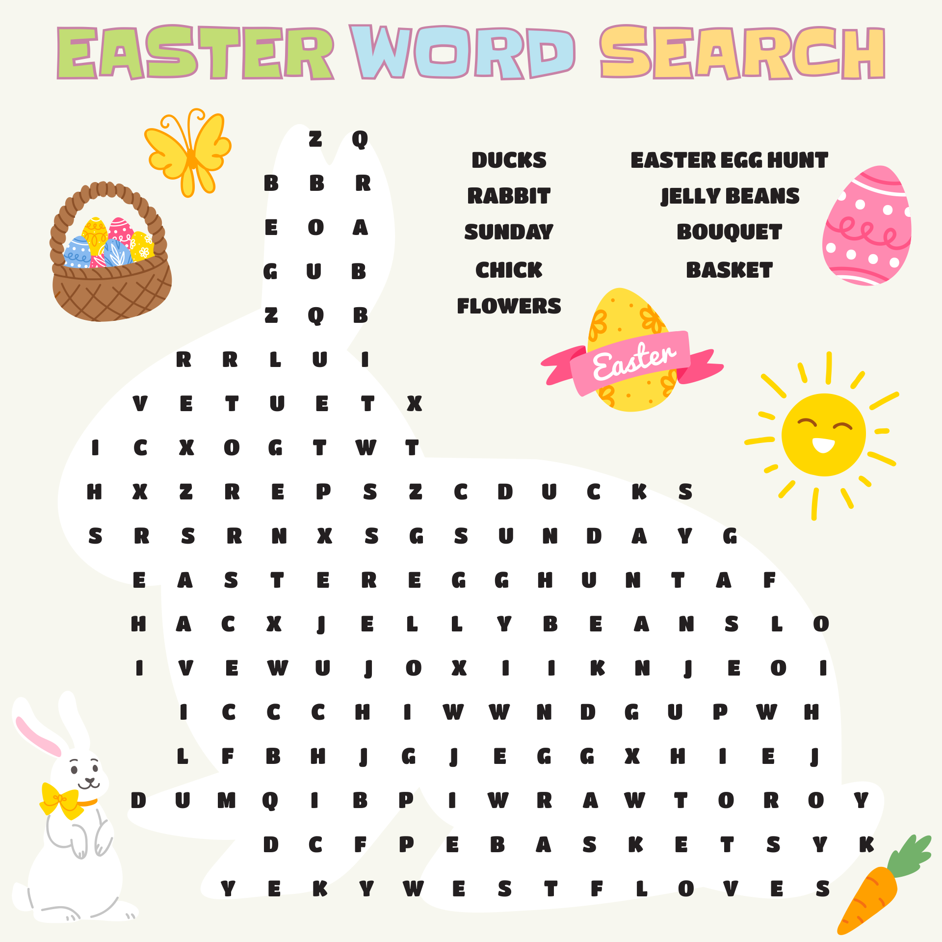 Shaped Word Search Puzzles