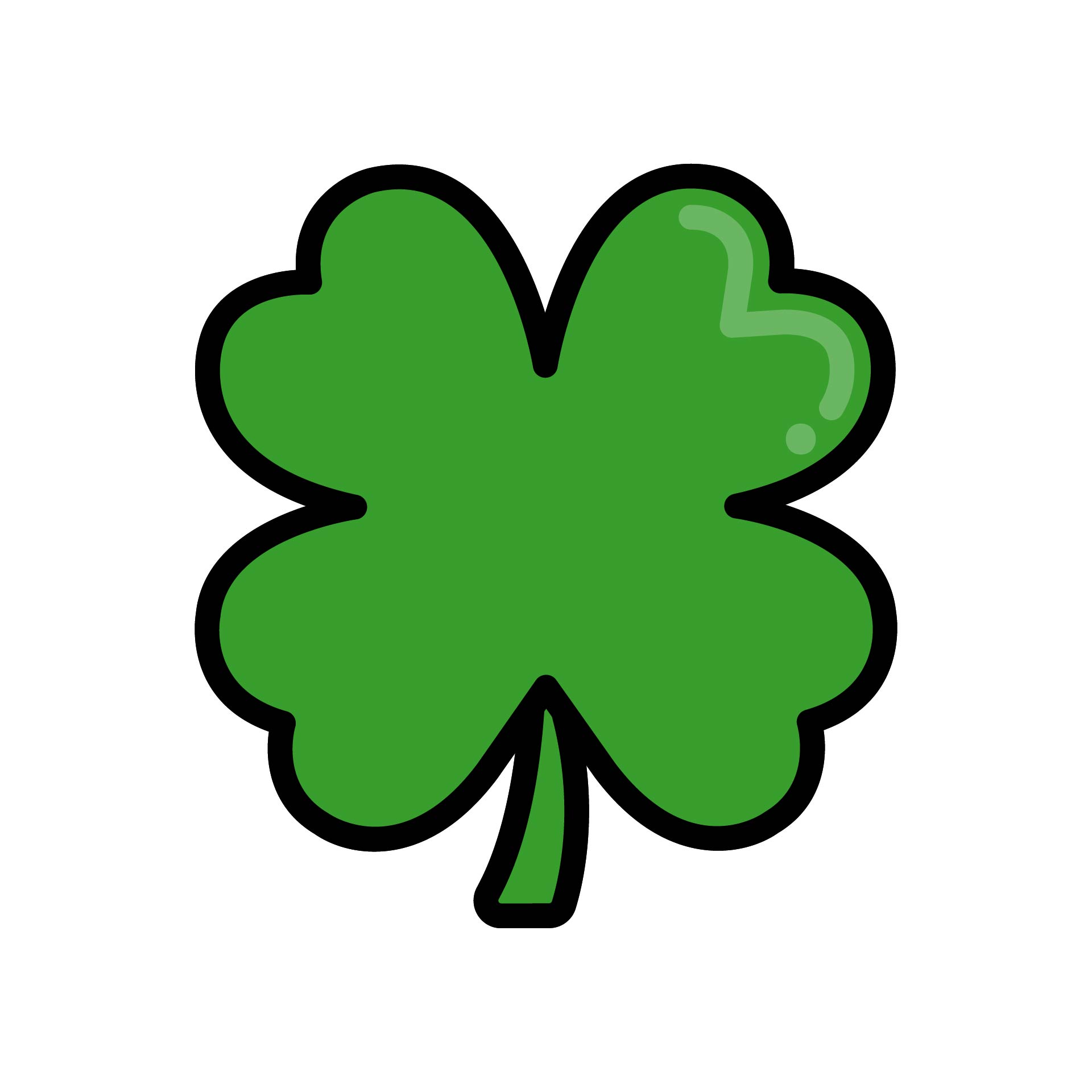 Four Leaf Shamrock Template Printable