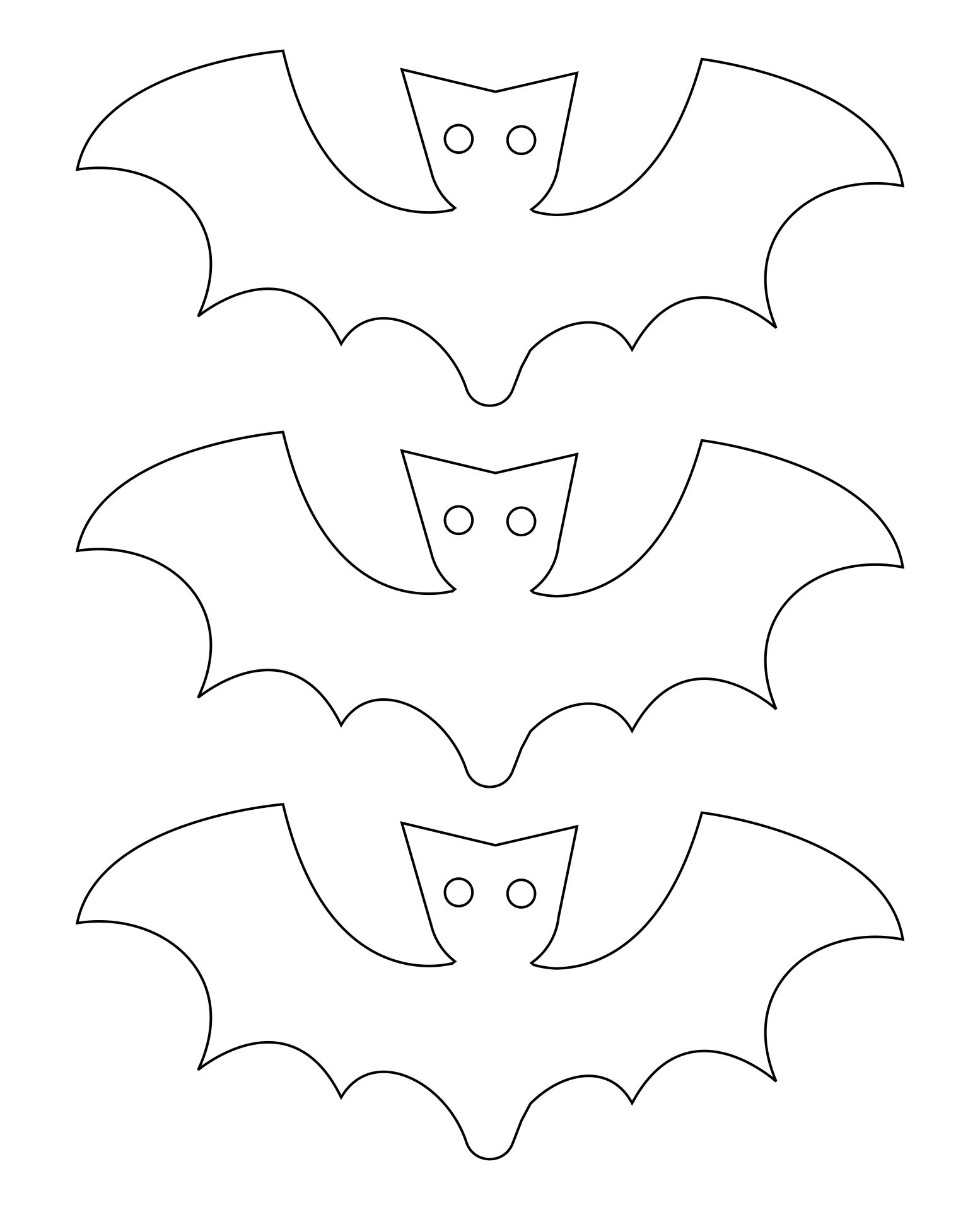 10 Best Large Printable Bat Templates - printablee.com