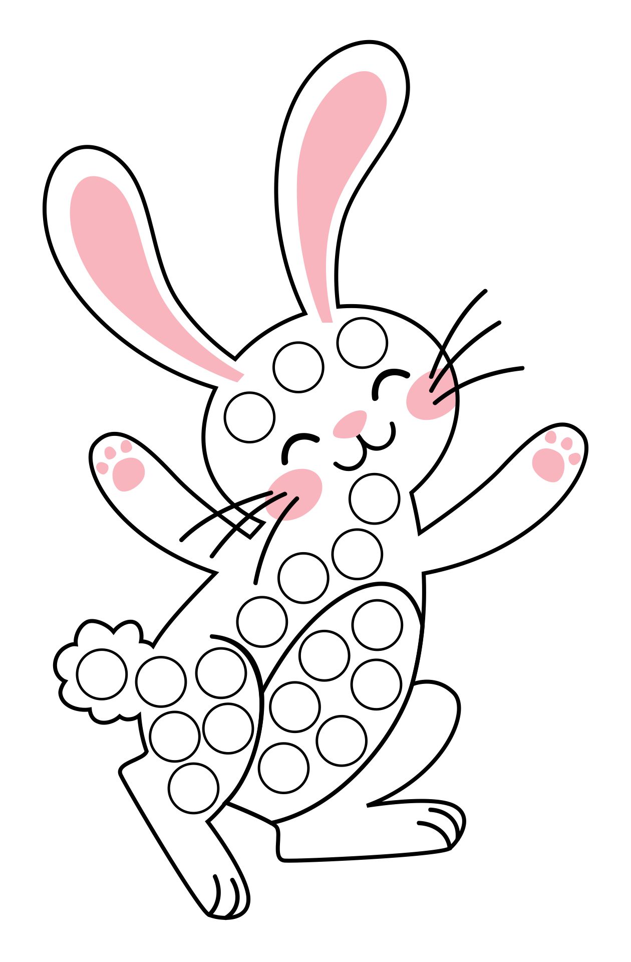 Easter Bunny Dot Marker Printables