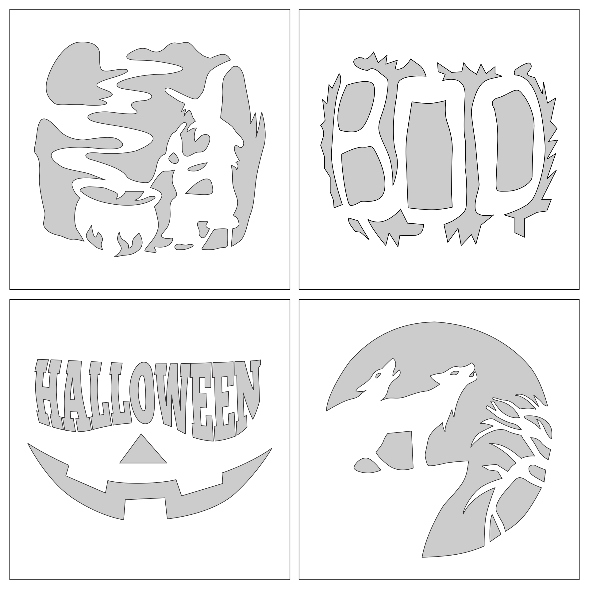 15 Best Free Printable Halloween Pumpkin Stencils Skulls PDF for Free ...