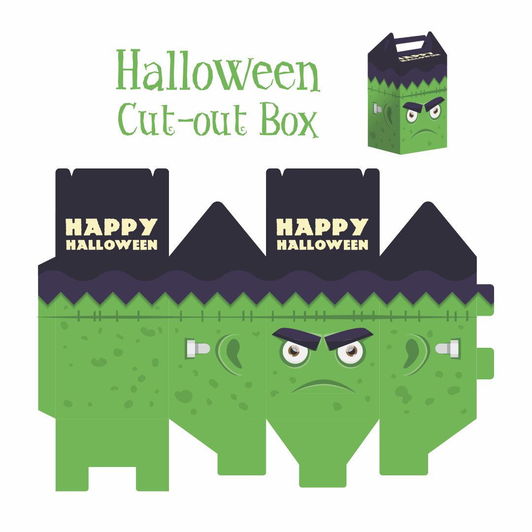 Halloween Coffin Treat Box Printables Free