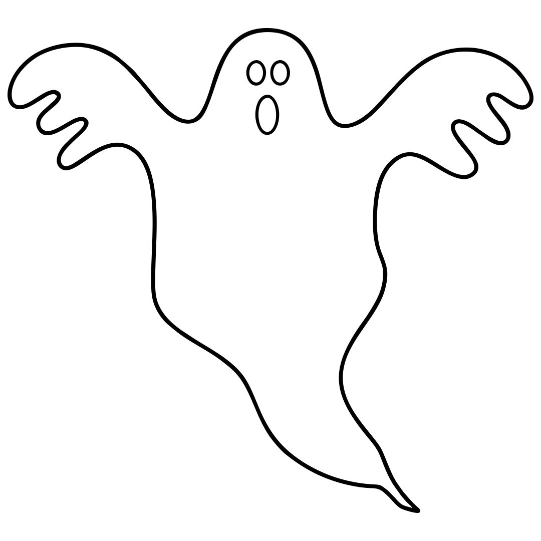 Halloween Ghost Cut Out Patterns